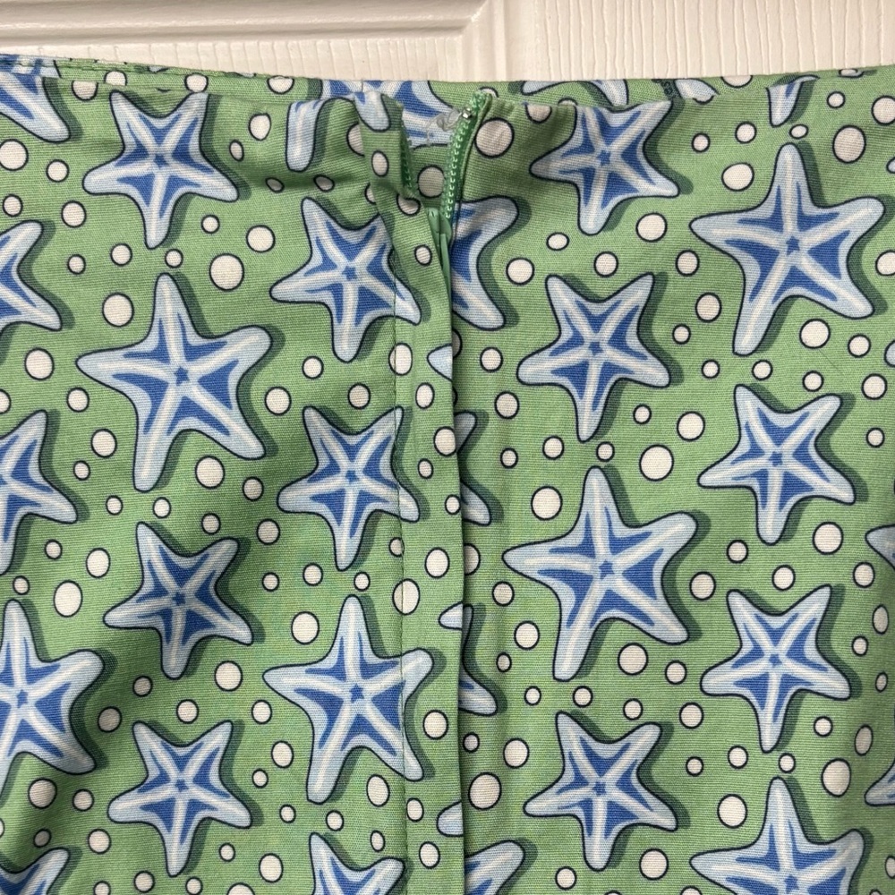 Vineyard Vines Starfish Print Pastel Cotton A-Line Mini Skirt Size 2 - Picture 6 of 16